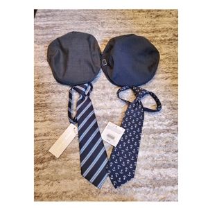 Janie and jack tie and hat bundle